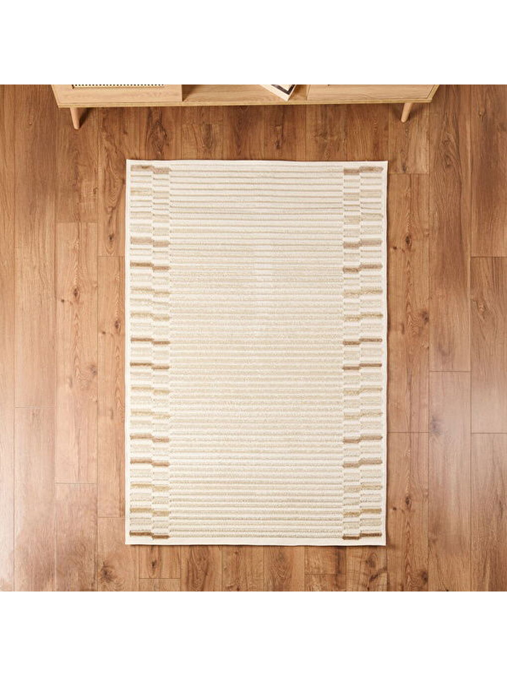 Soft Mono Tozumaz Antialerjik Halı - Bej - 120x180 cm