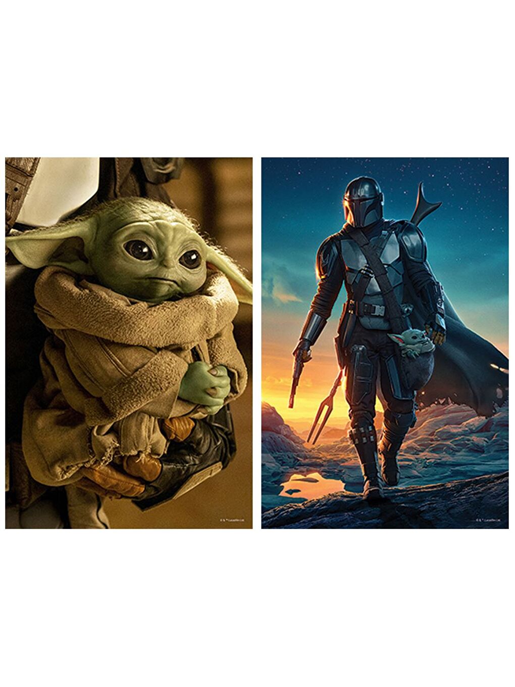 Star Wars The Mandalorian İkili Puzzle 200 Parça 10229-1