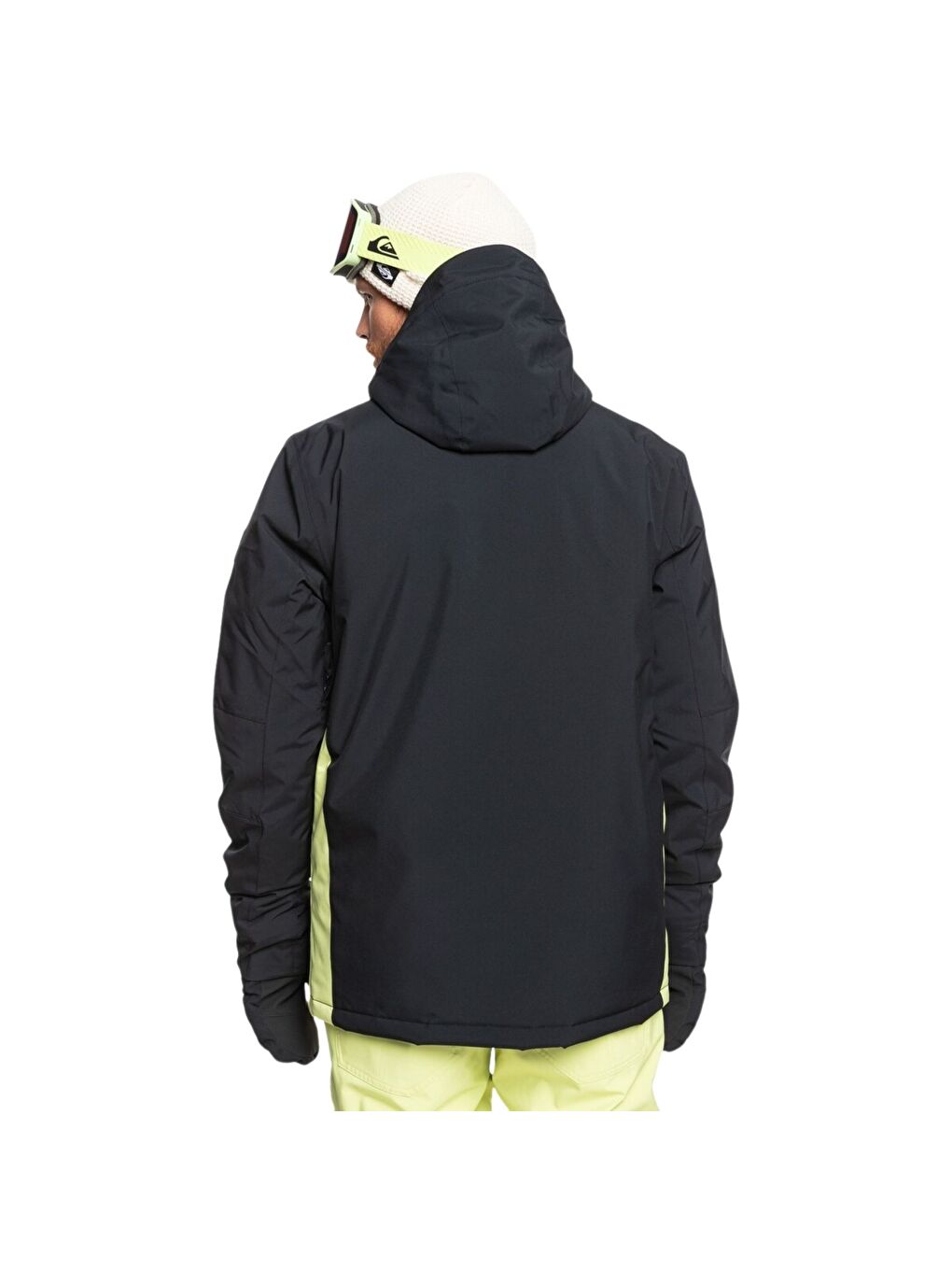 Siyah Mission Block Jk Erkek Yeşil Snowboard Kayak Montu-5