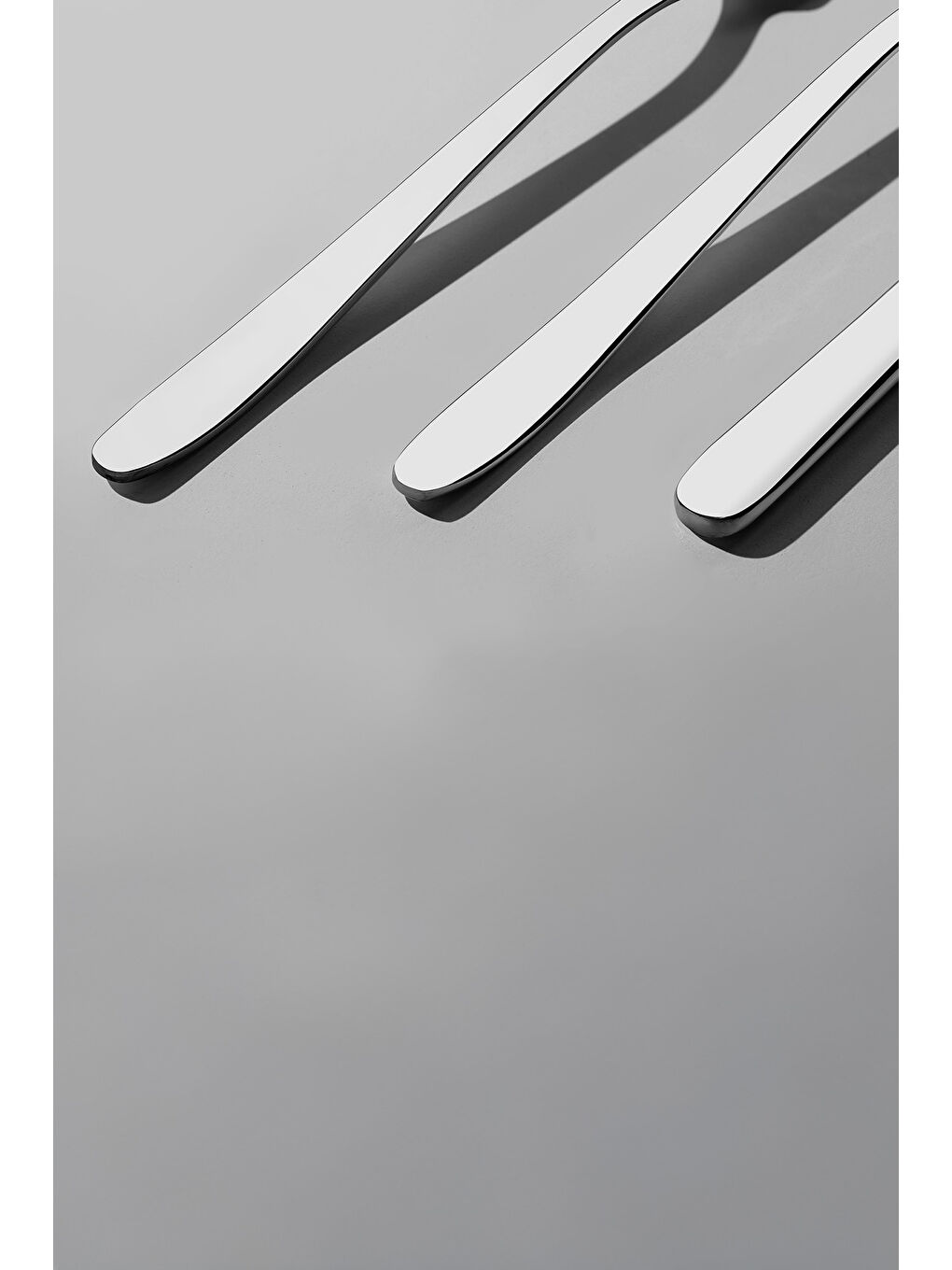 Gri Sultan Sade 12 Kişilik 72 Parça Kutulu Çatal Kaşık Bıçak Takımı-2