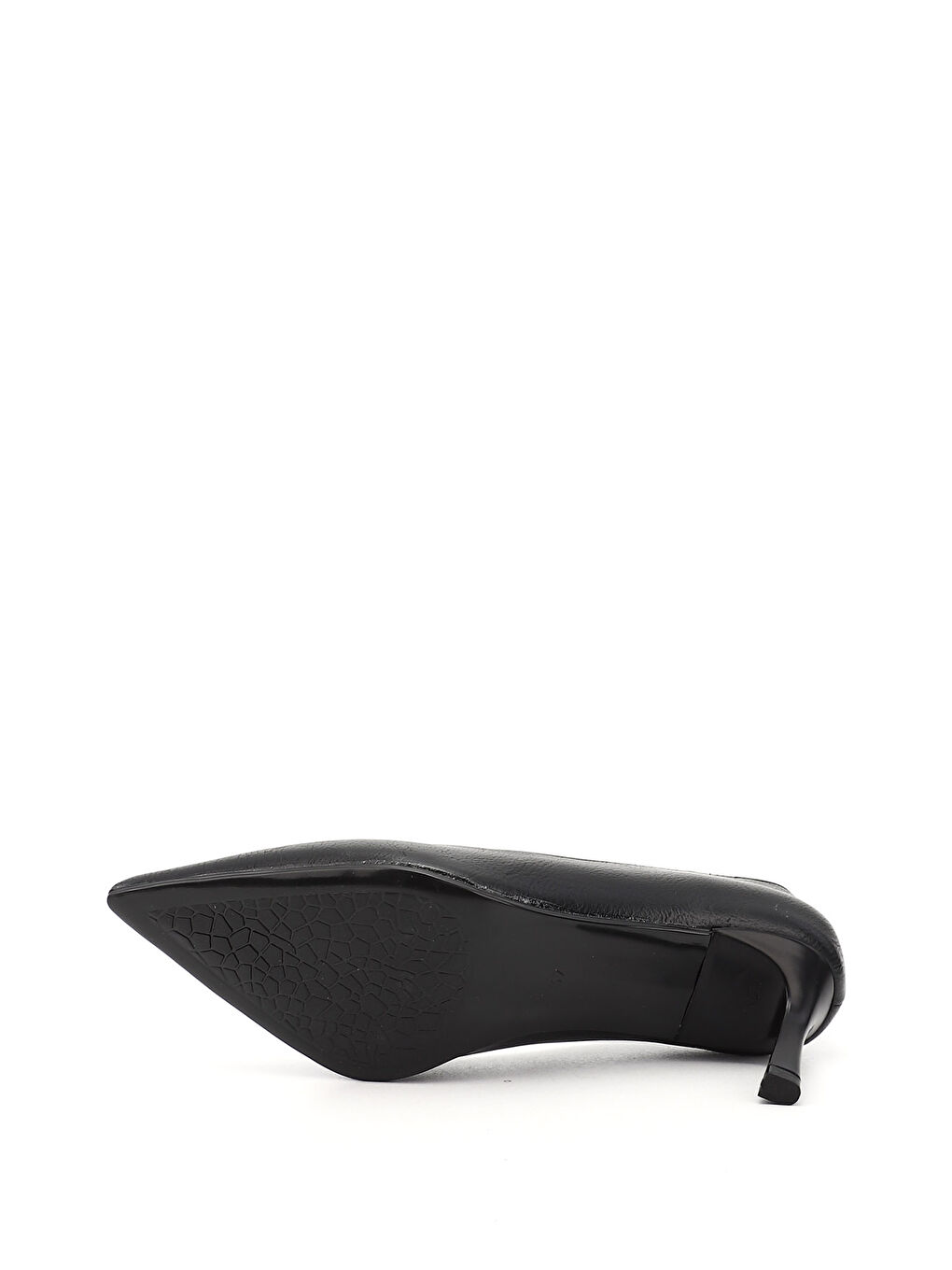 Mor Kadın ZÜMRÜT-SİYAH Sivri Burun İnce Topuklu Stiletto-3