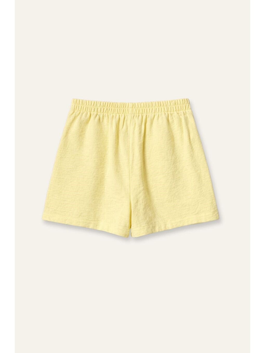 Kız Çocuk Dokuma Şort Etek - Sarı-1