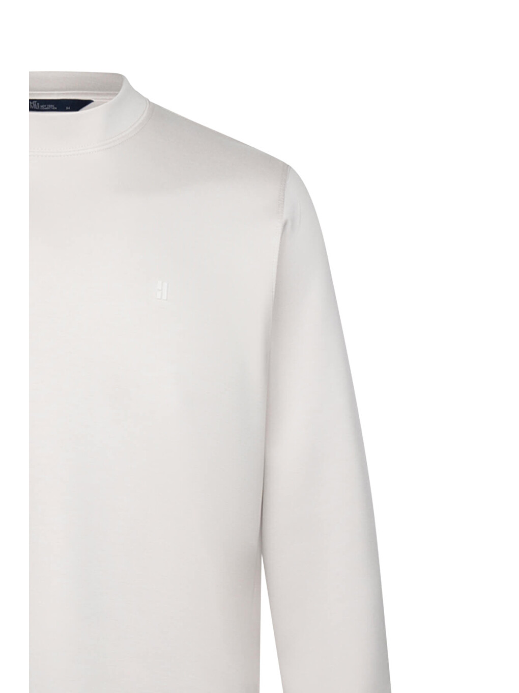 Bej Taş Regular Fit Bisiklet Yaka Sweatshirt-2