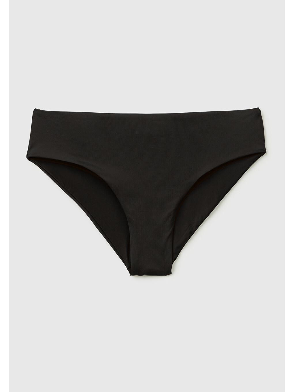 Kadın Siyah Arkası Logo Detaylı Bikini Altı
