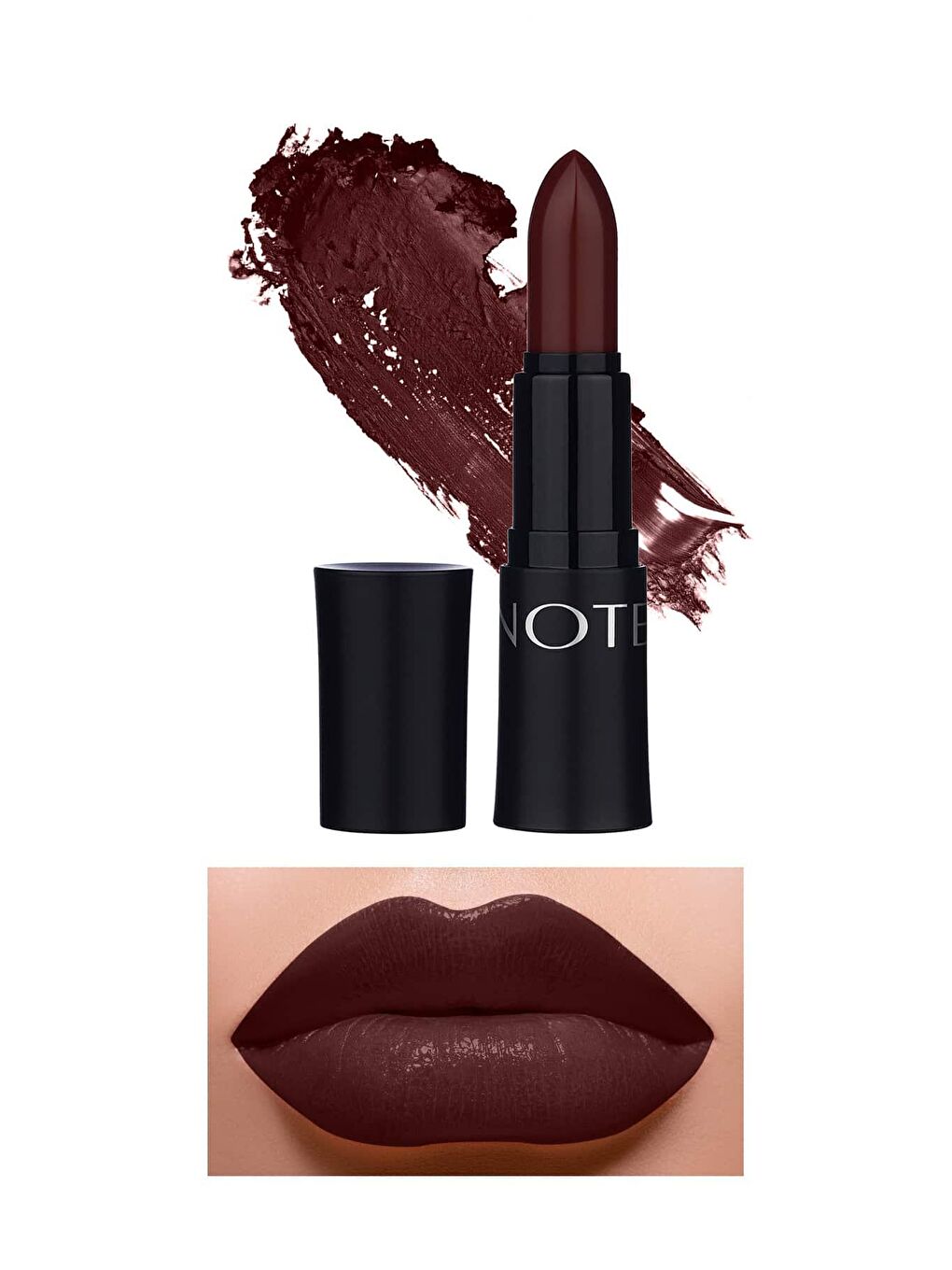 Note Cosmetique Bordo Mattemoist Lipstick Mat Bitişli Ruj 307 Dark Wine - Bordo - 1