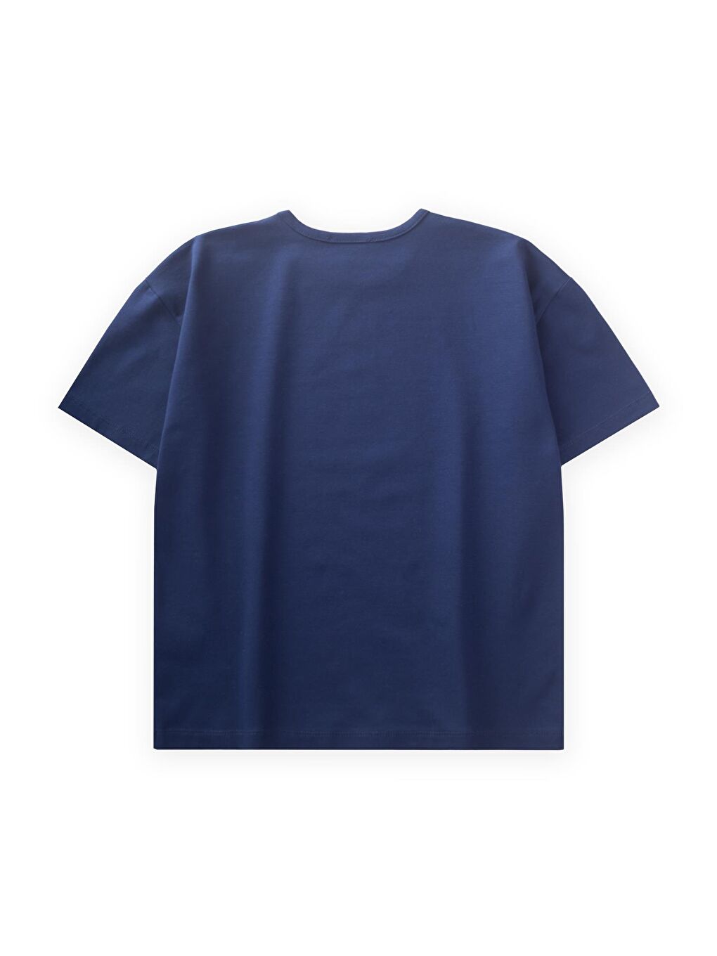 Lacivert Erkek Çocuk Baskılı Tişört-1