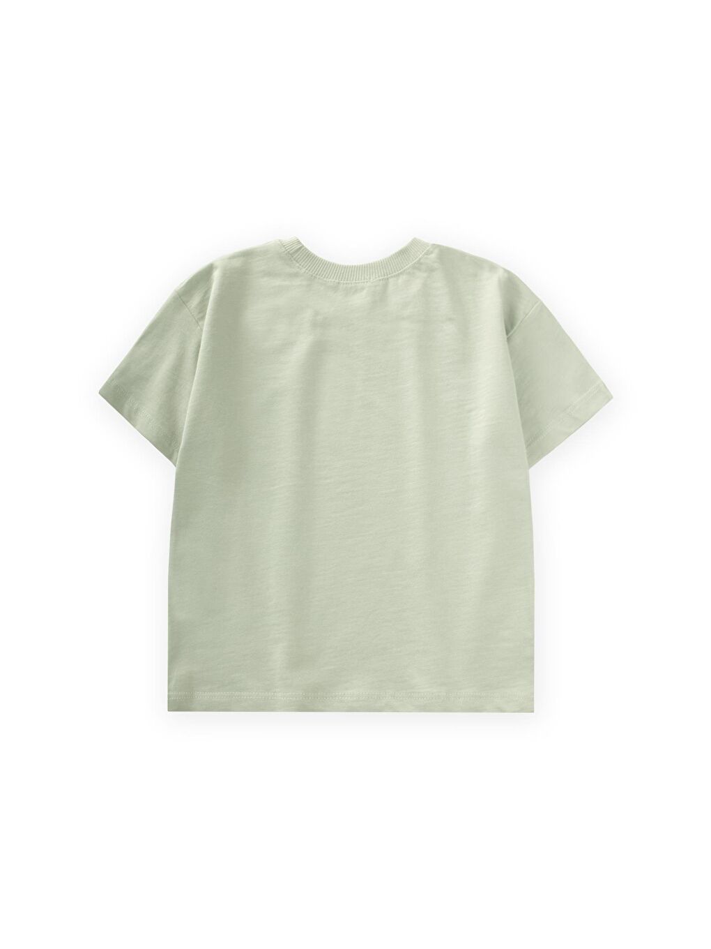 Turkuaz Erkek Çocuk Baskılı Tişört-1