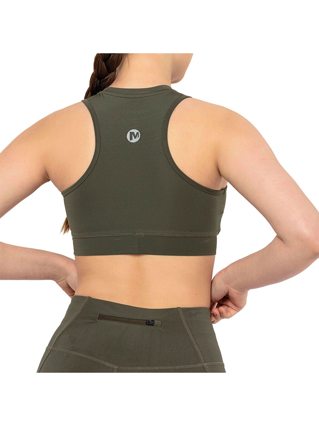 Beyaz Brisk Kadın Yeşil Fitness Bra-4