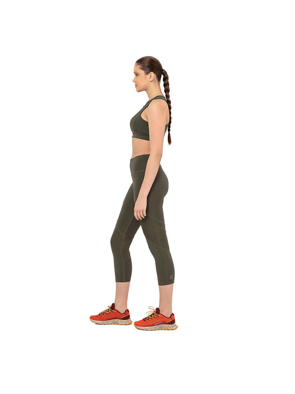 Beyaz Brisk Kadın Yeşil Fitness Bra-5