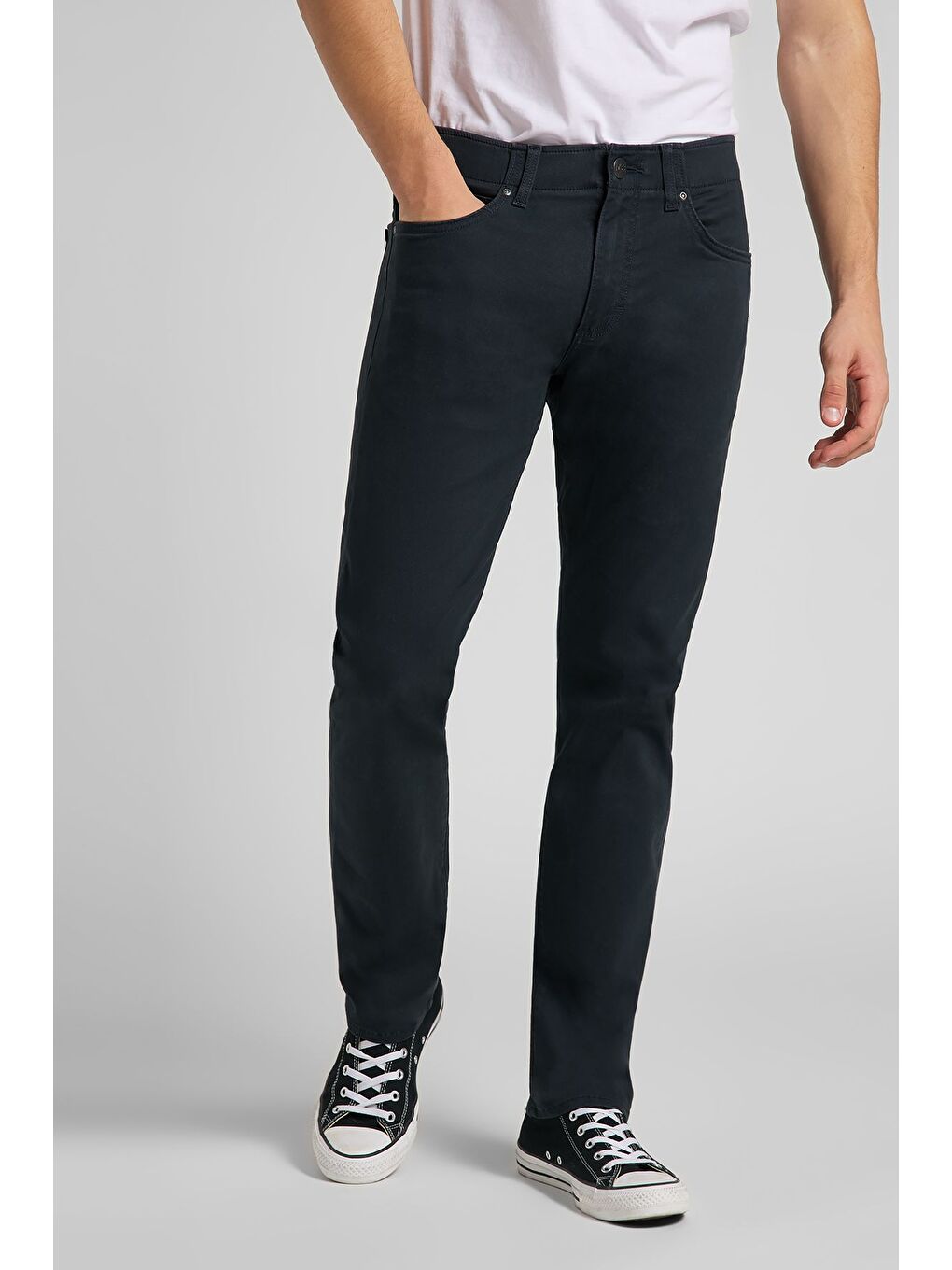 Extreme Motion Slim Fit Dar Kesim Normal Bel Lacivert Esnek Pantolon