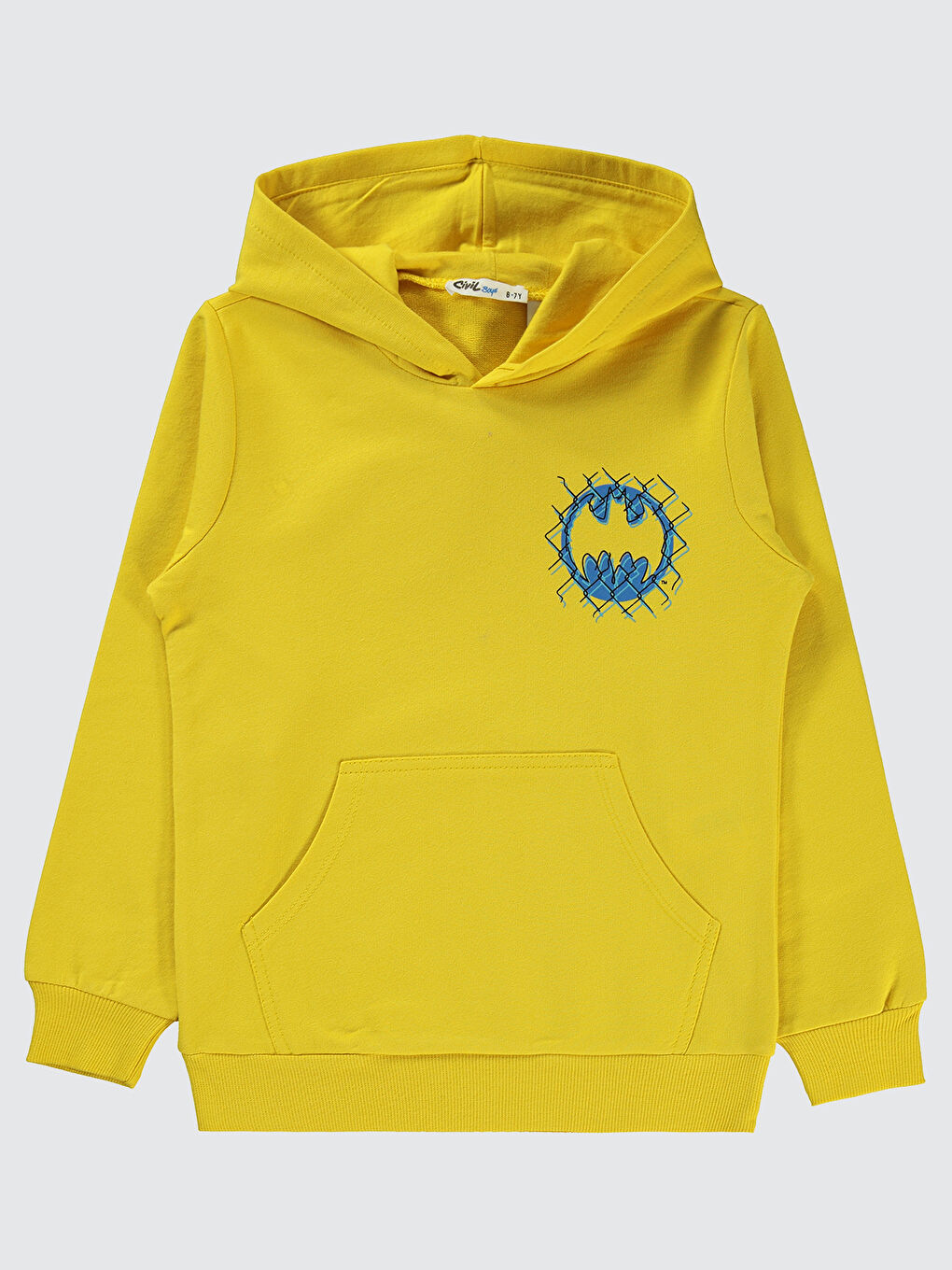 Batman Erkek Çocuk Sweatshirt 6-9 Yaş Sarı