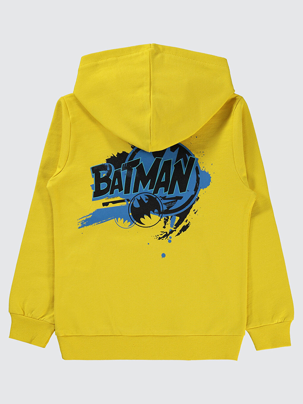 Batman Erkek Çocuk Sweatshirt 6-9 Yaş Sarı-1