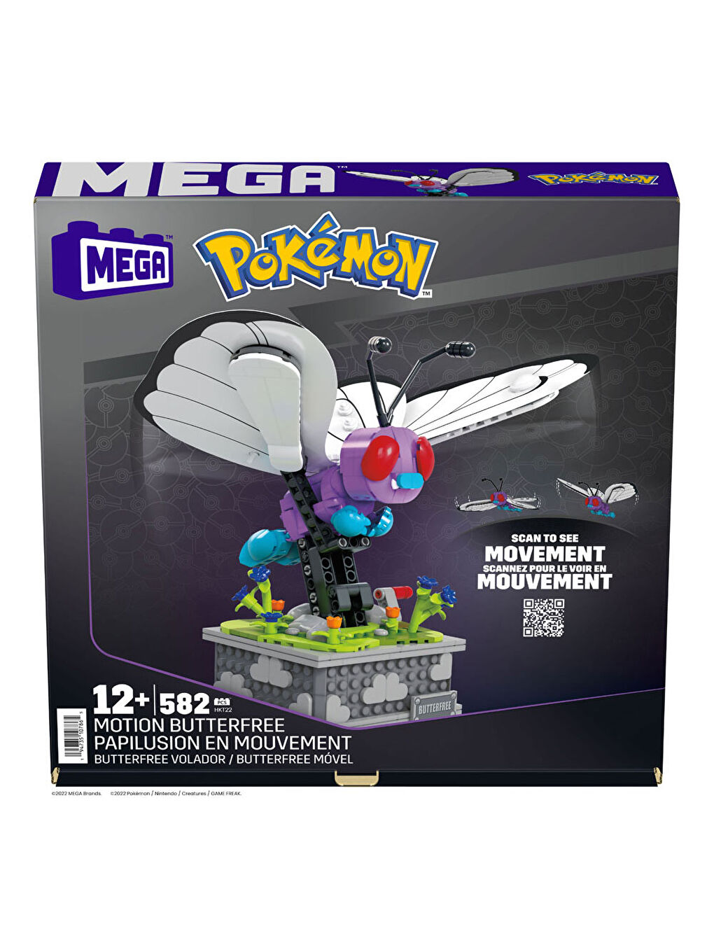 Mega Renksiz Pokemon Kinetik Butterfree HKT22