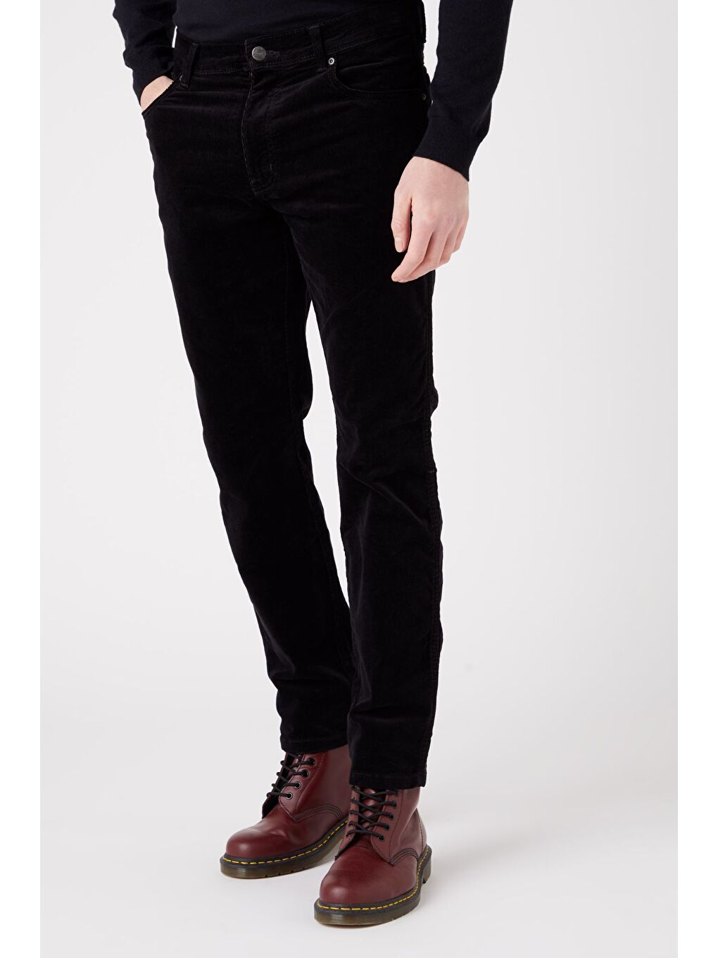 Texas Slim Fit Normal Bel Siyah Esnek Pantolon