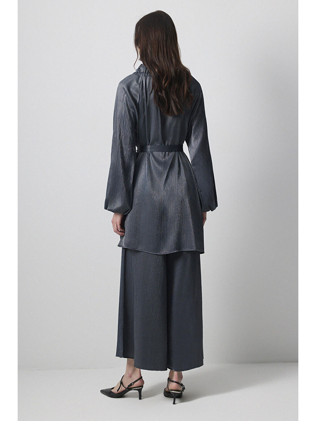 Lacivert Simli Tunik Pantolon Takım-3