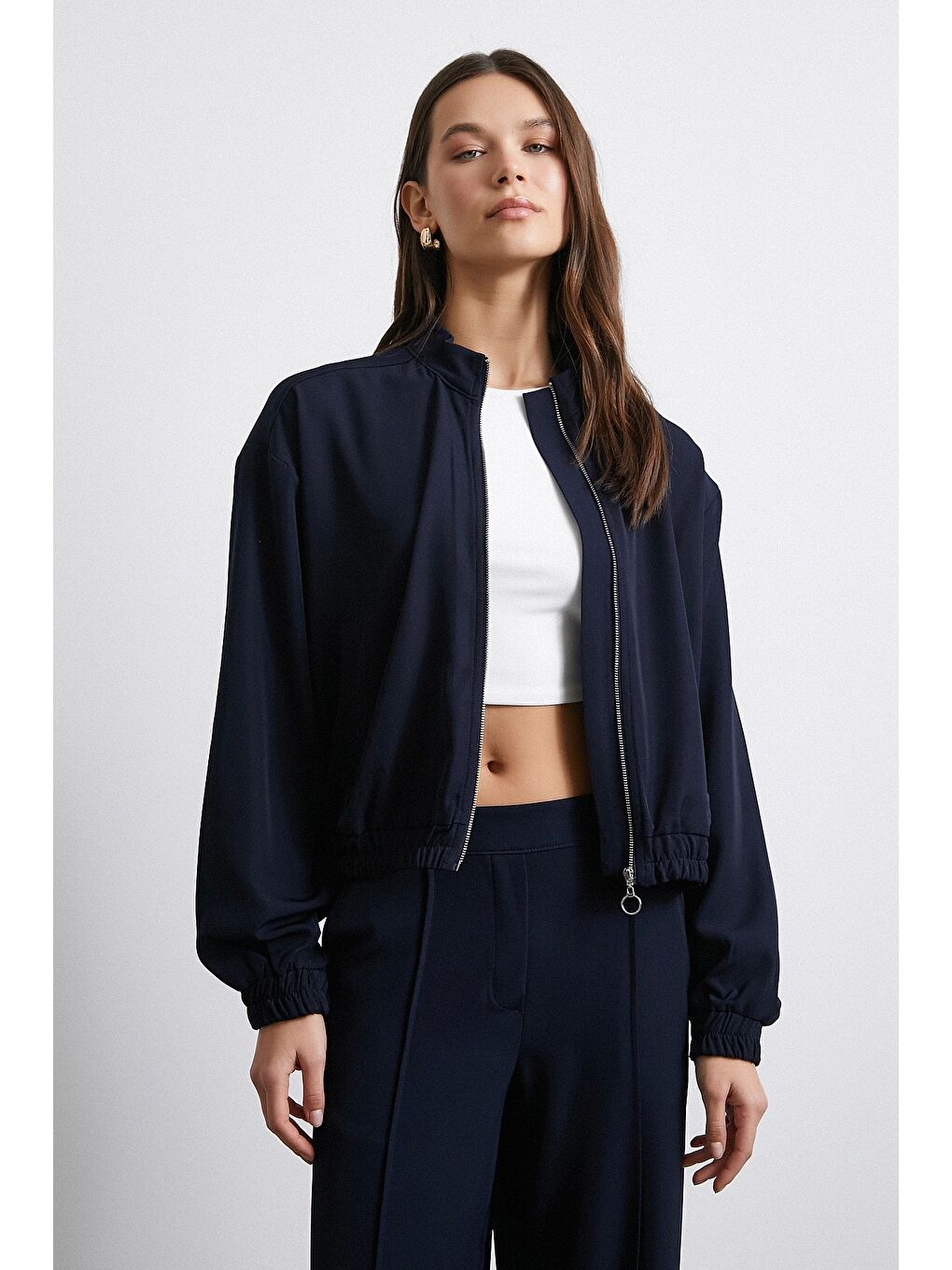 Bomber Ceket Lacivert-2