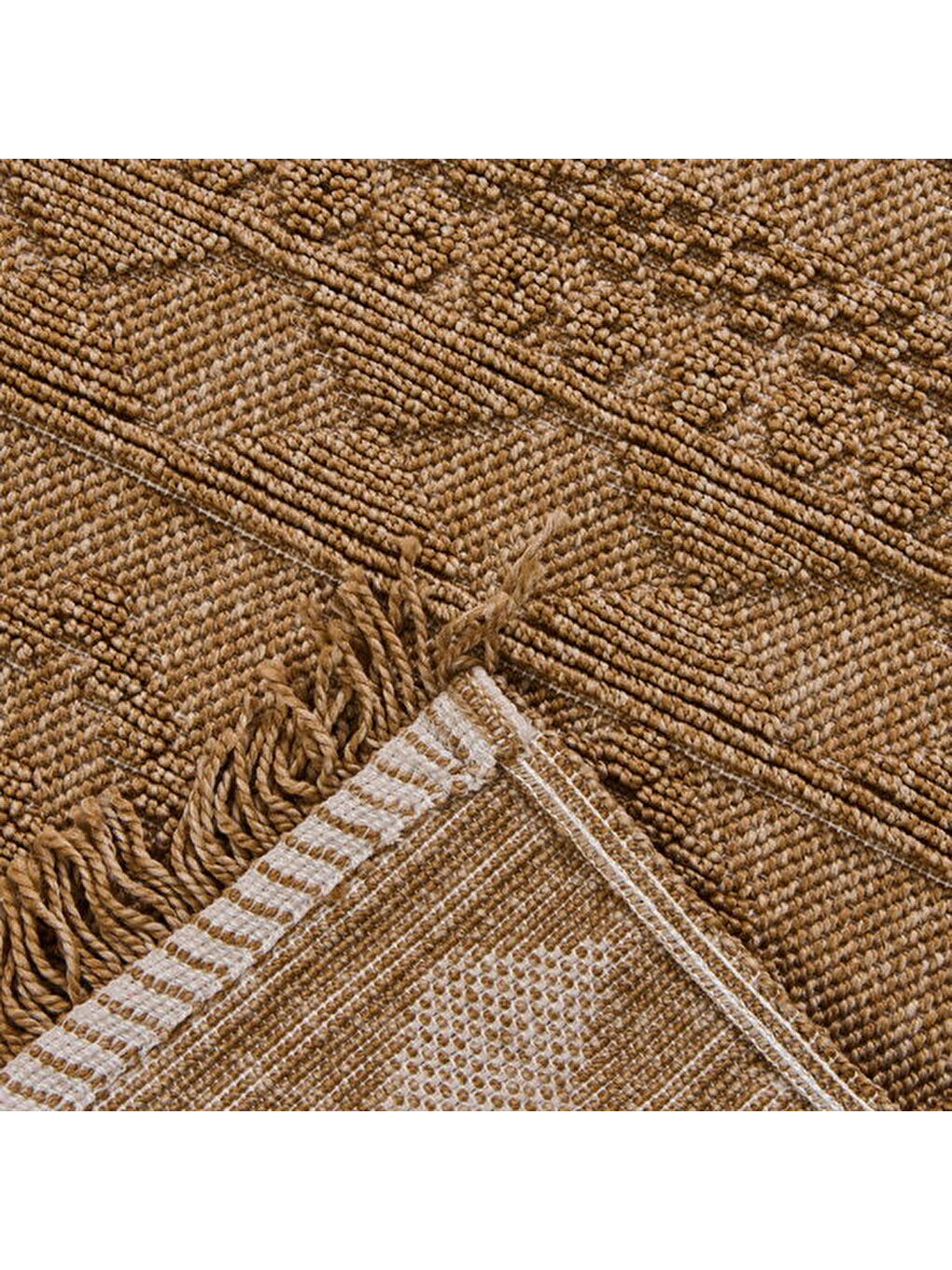 Soft Vana Rutenna Halı - Bej - 80x150 cm-1