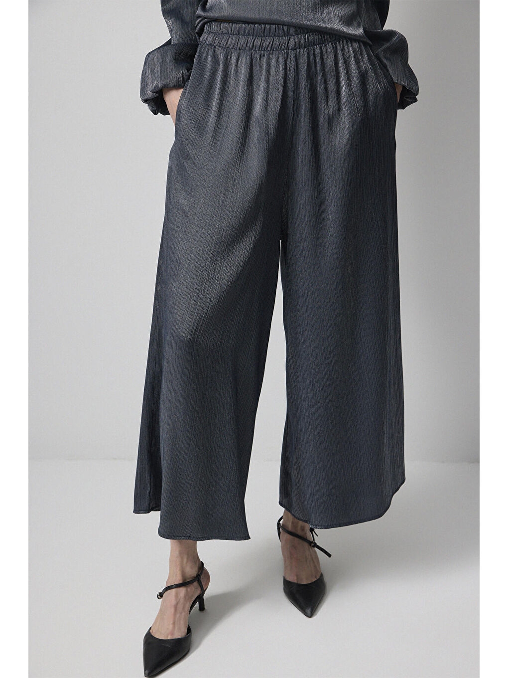 Lacivert Simli Tunik Pantolon Takım-4