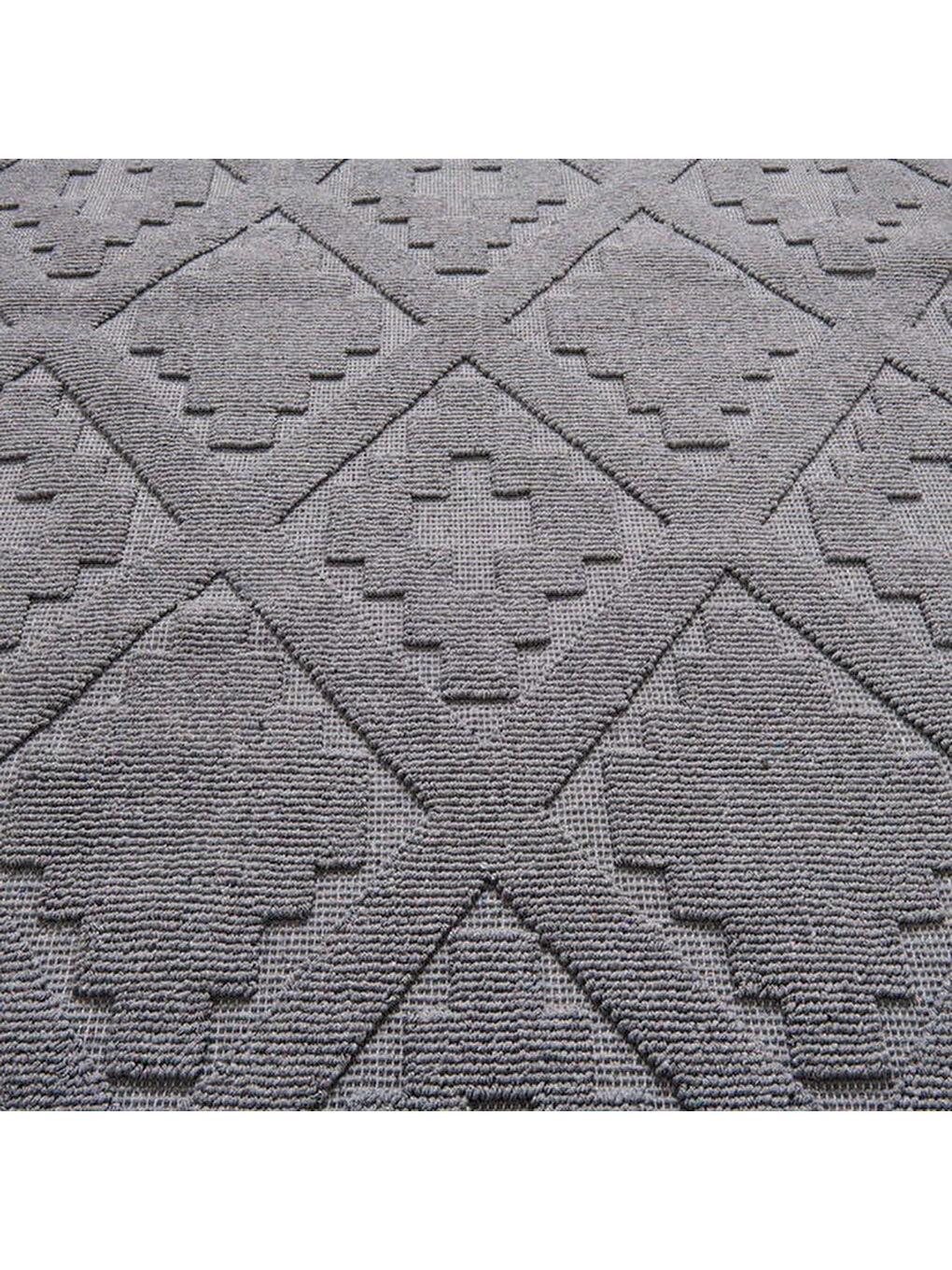 Soft Nil Kilim - Gri - 80x150 cm-3