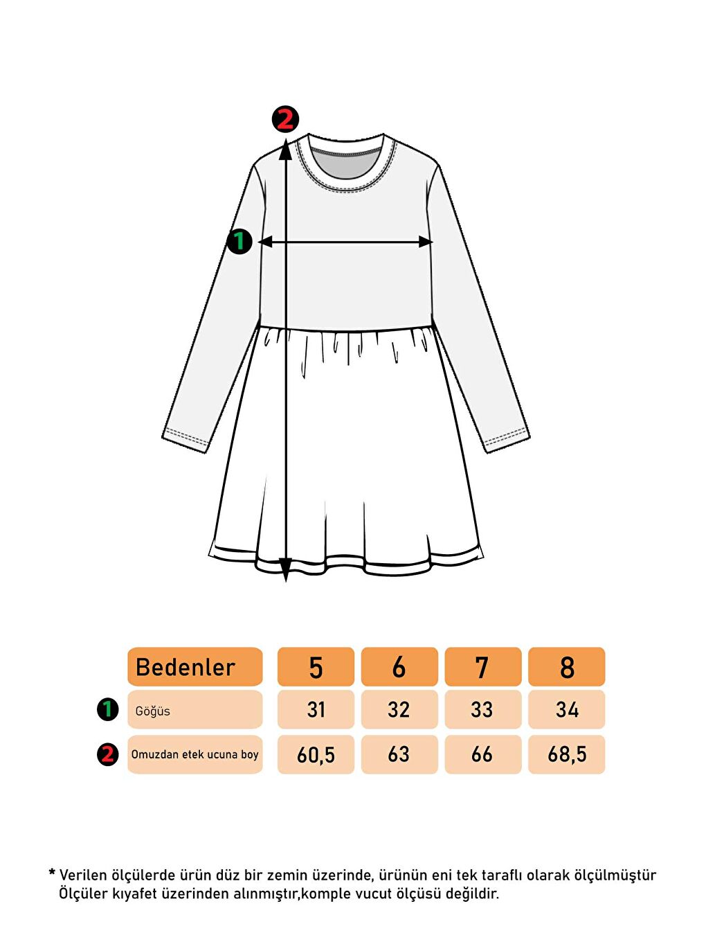 Toontoykids Lacivert Kız Çocuk Kar Tanesi  Baskılı Elbise - 1