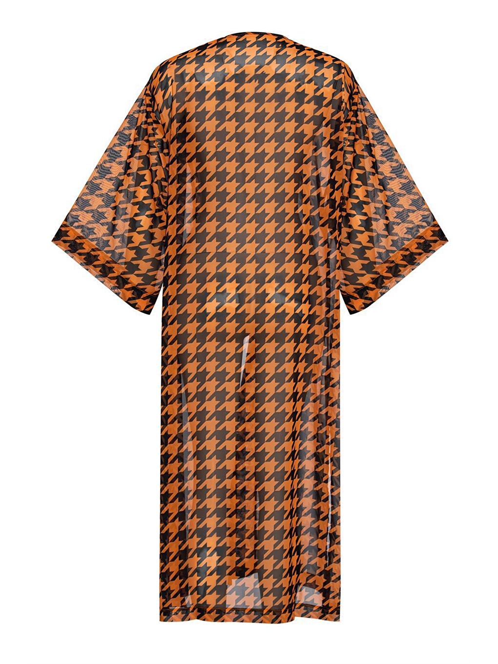 Turuncu Kaftan Pareo-1