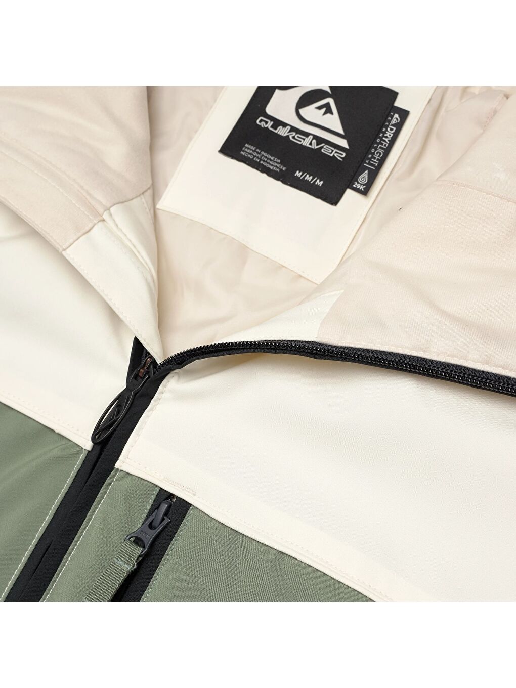 Karışık Thrift Jk Erkek Bej Snowboard Kayak Montu-1