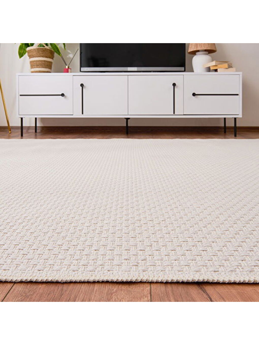 Soft Punkt Rutenna Halı - Ekru - 160x230 cm-1