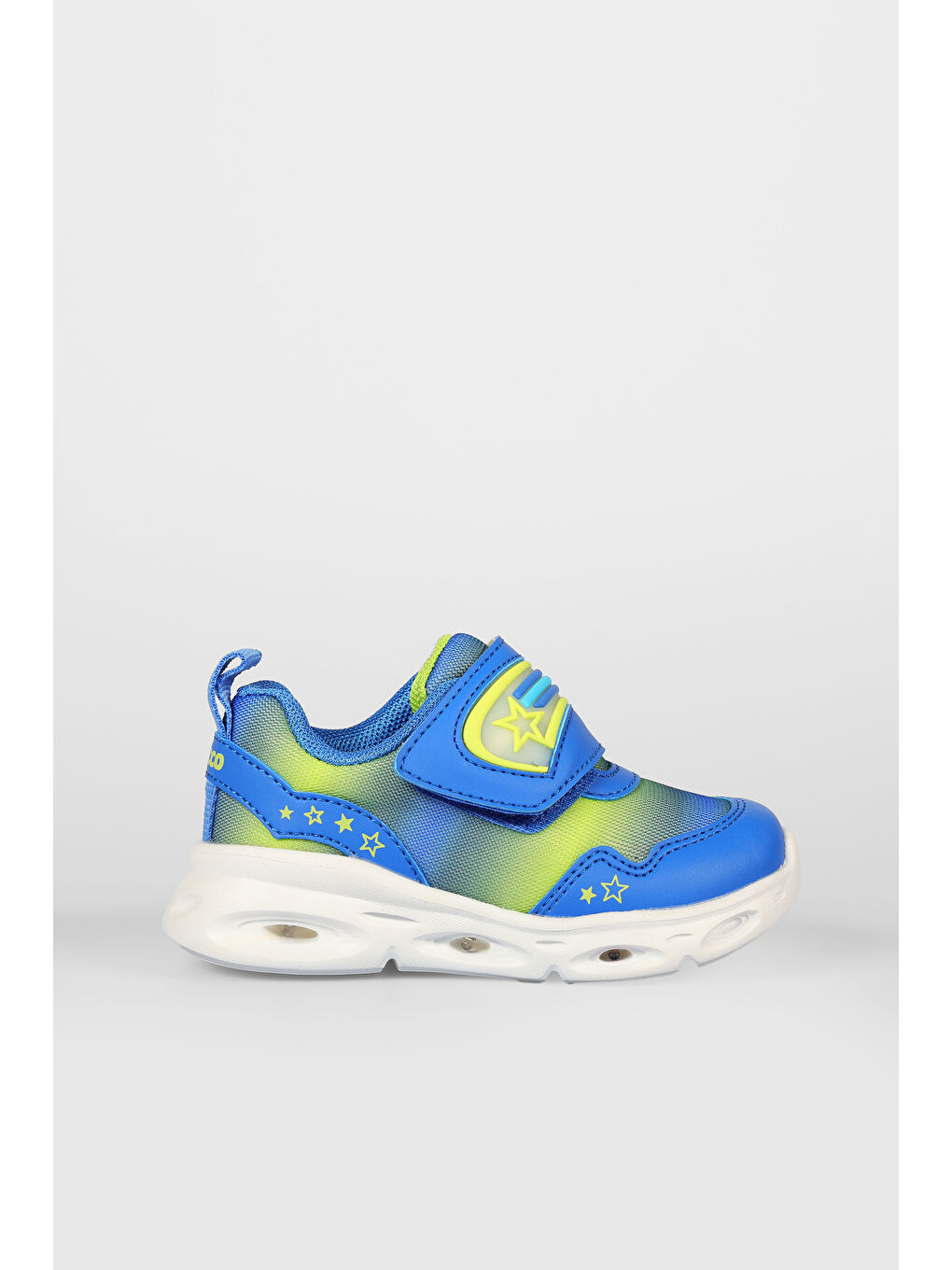 Kita II Işıklı Erkek Okul Öncesi Saks Mavi Spor Ayakkabı-1