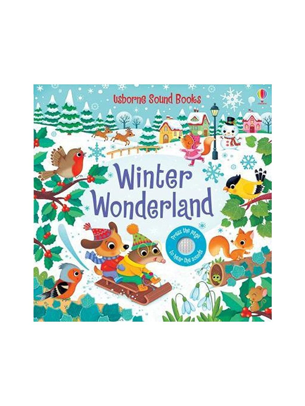 The Usborne Beyaz-Renklibaskı Winter Wonderland Sound Book