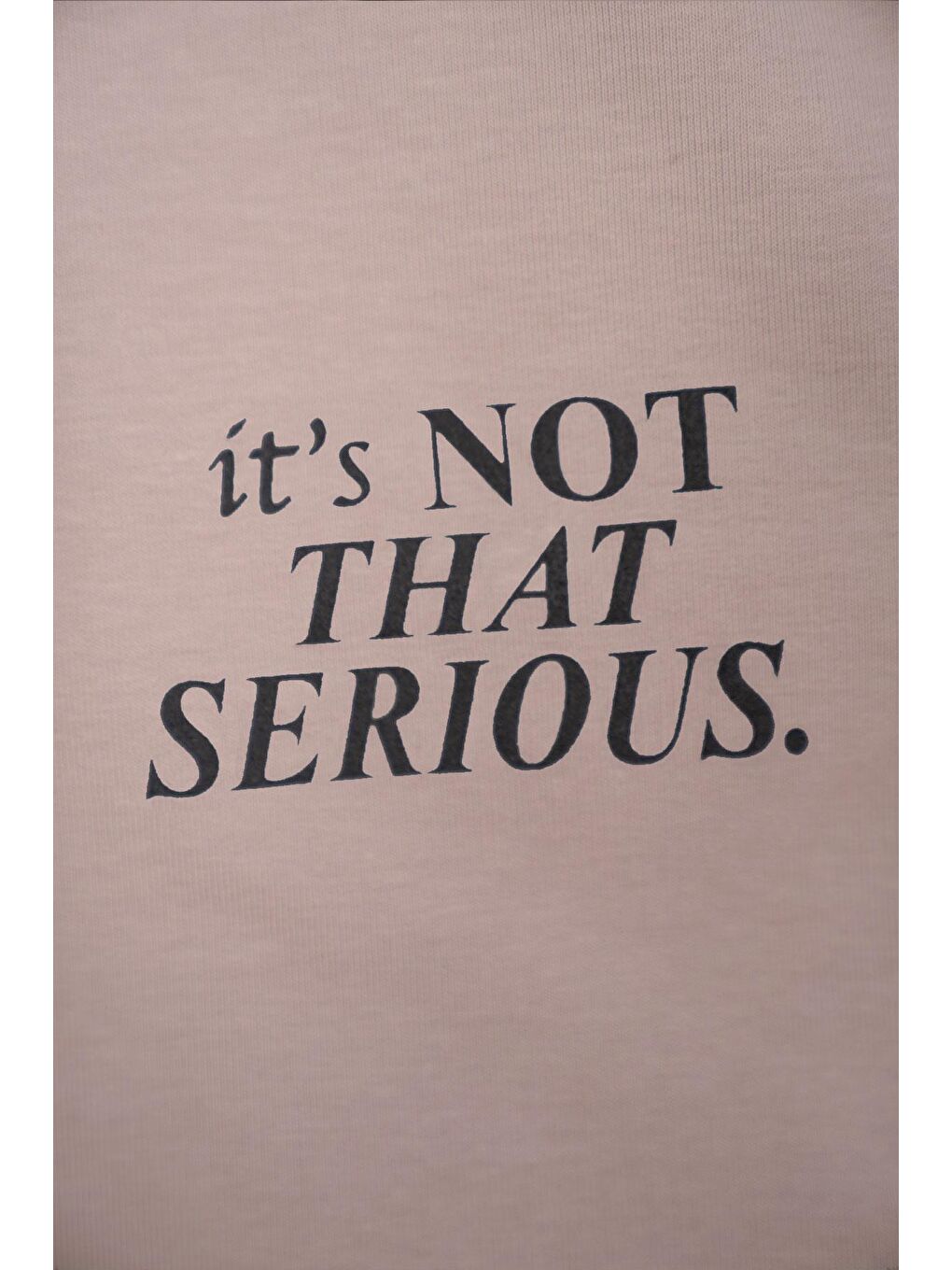 Bej Yazı Baskılı Bağcık Detaylı Taş Rengi Renk Erkek Çocuk Kapri-2