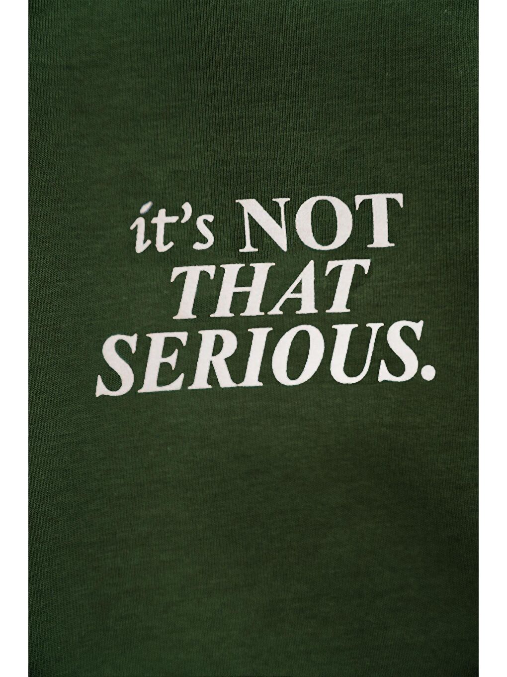 Yazı Baskılı Bağcık Detaylı Haki Renk Erkek Çocuk Kapri-3