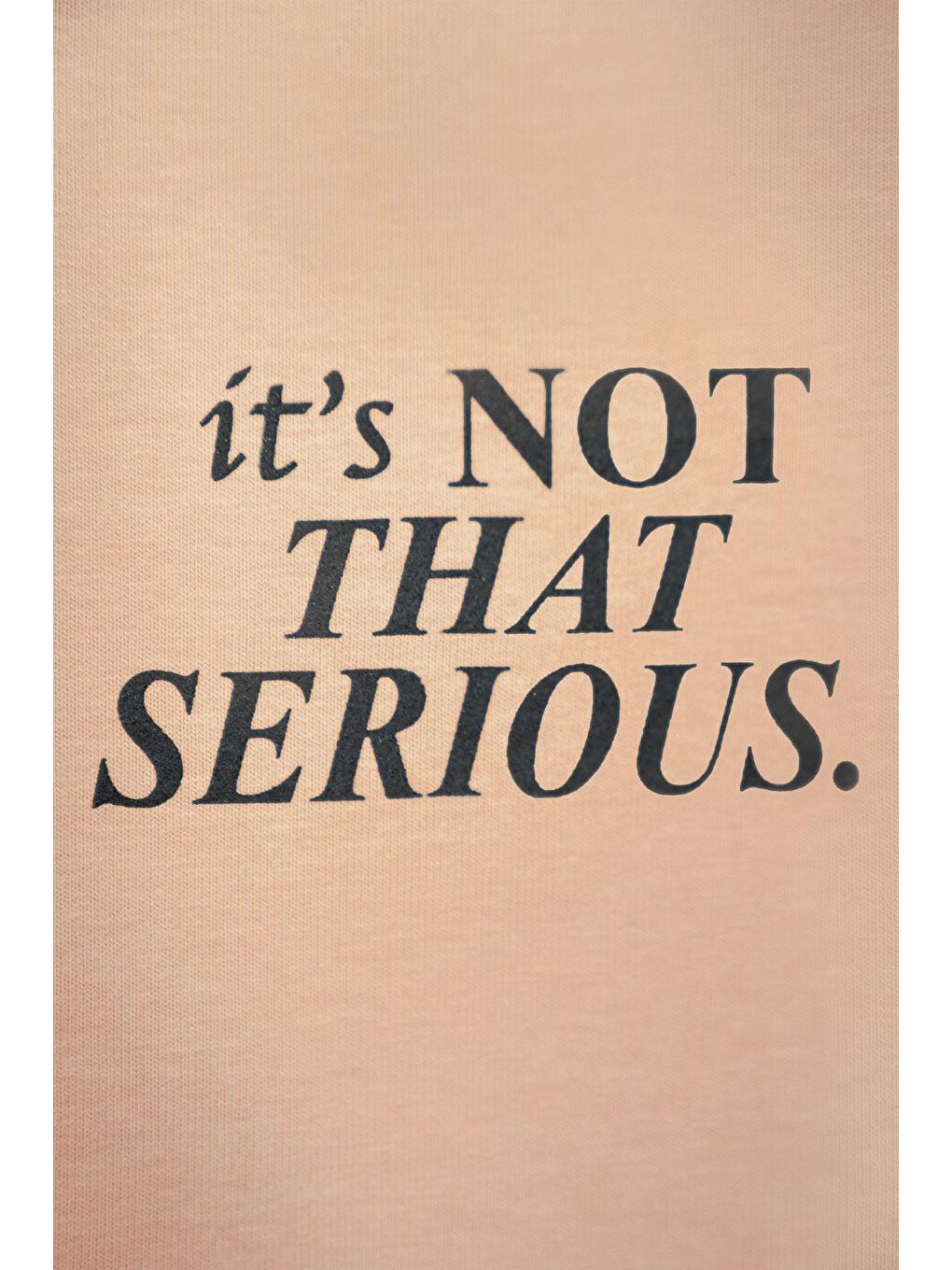 Bej Yazı Baskılı Bağcık Detaylı Vizon Renk Erkek Çocuk Kapri-1