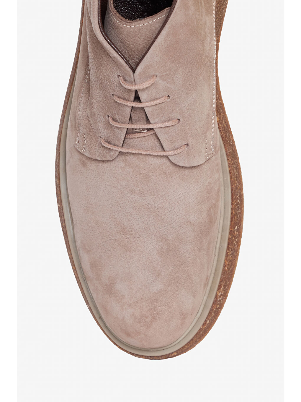 Erkek Bej %100 Deri Bot-2