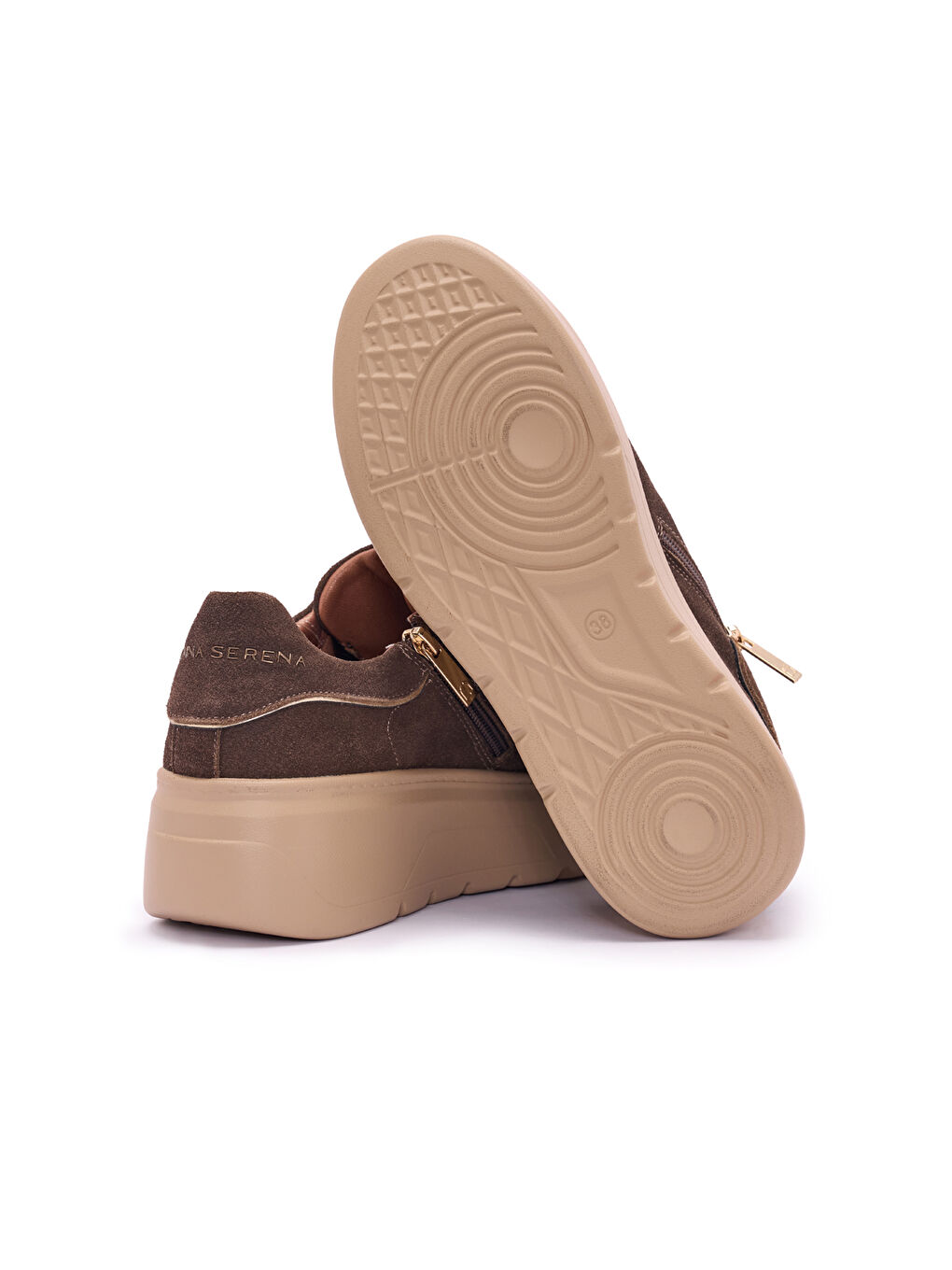 Kahverengi Kadın Sneaker 675885DP VARIANTE 5885DP-4