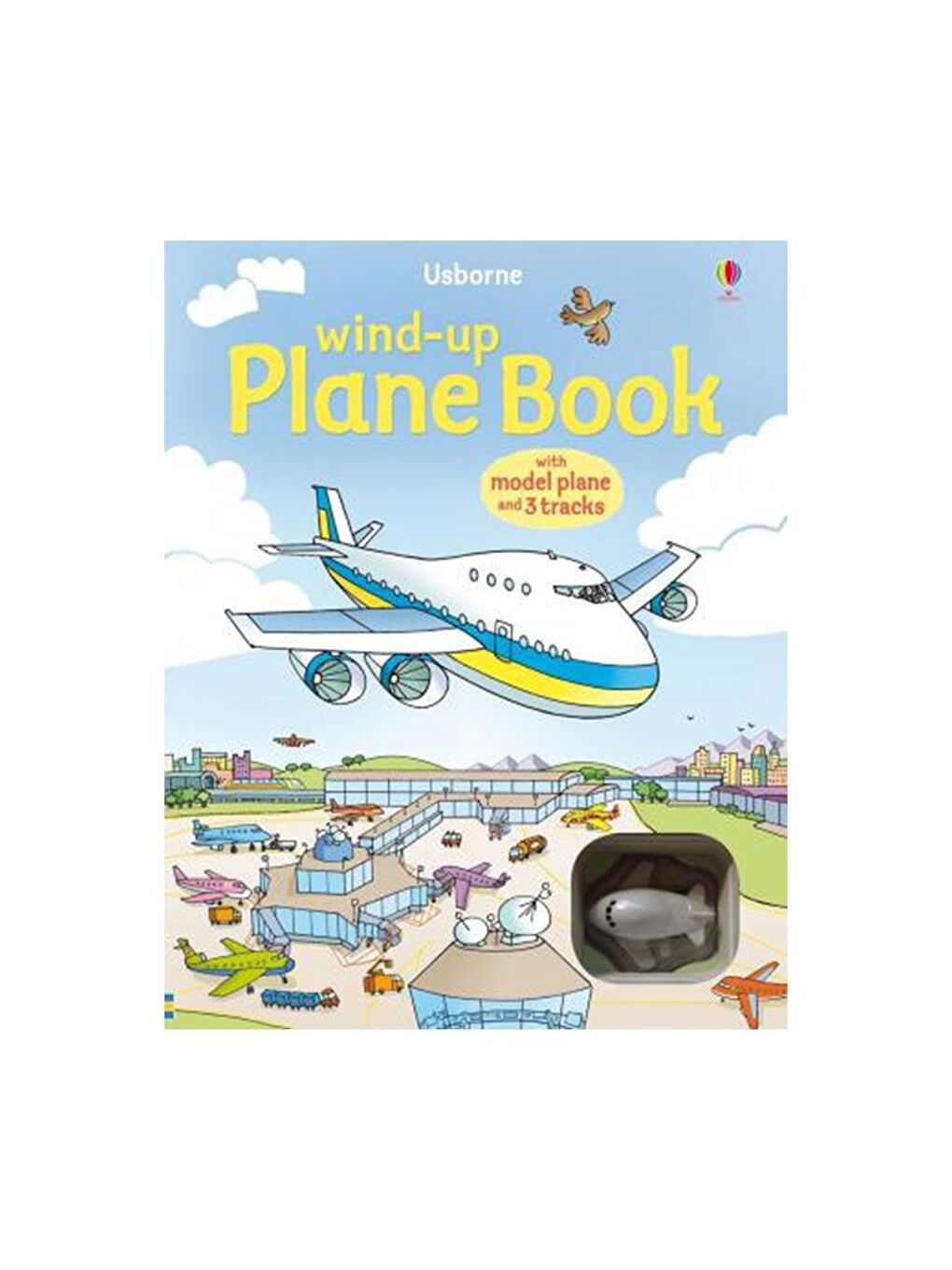 The Usborne Beyaz-Renklibaskı Wind-Up Plane Book