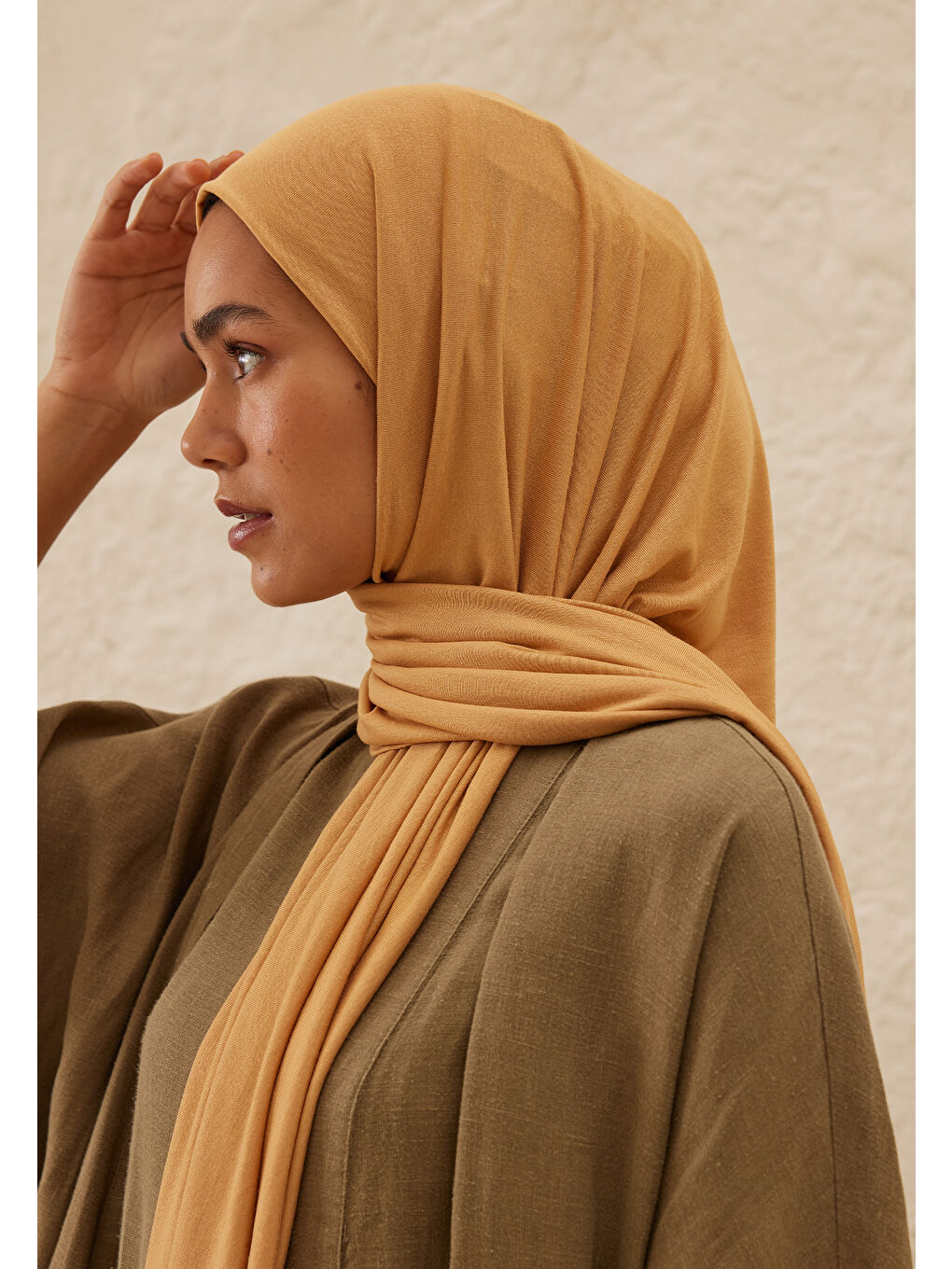 Bej Penye Şal Tatlı Badem-1