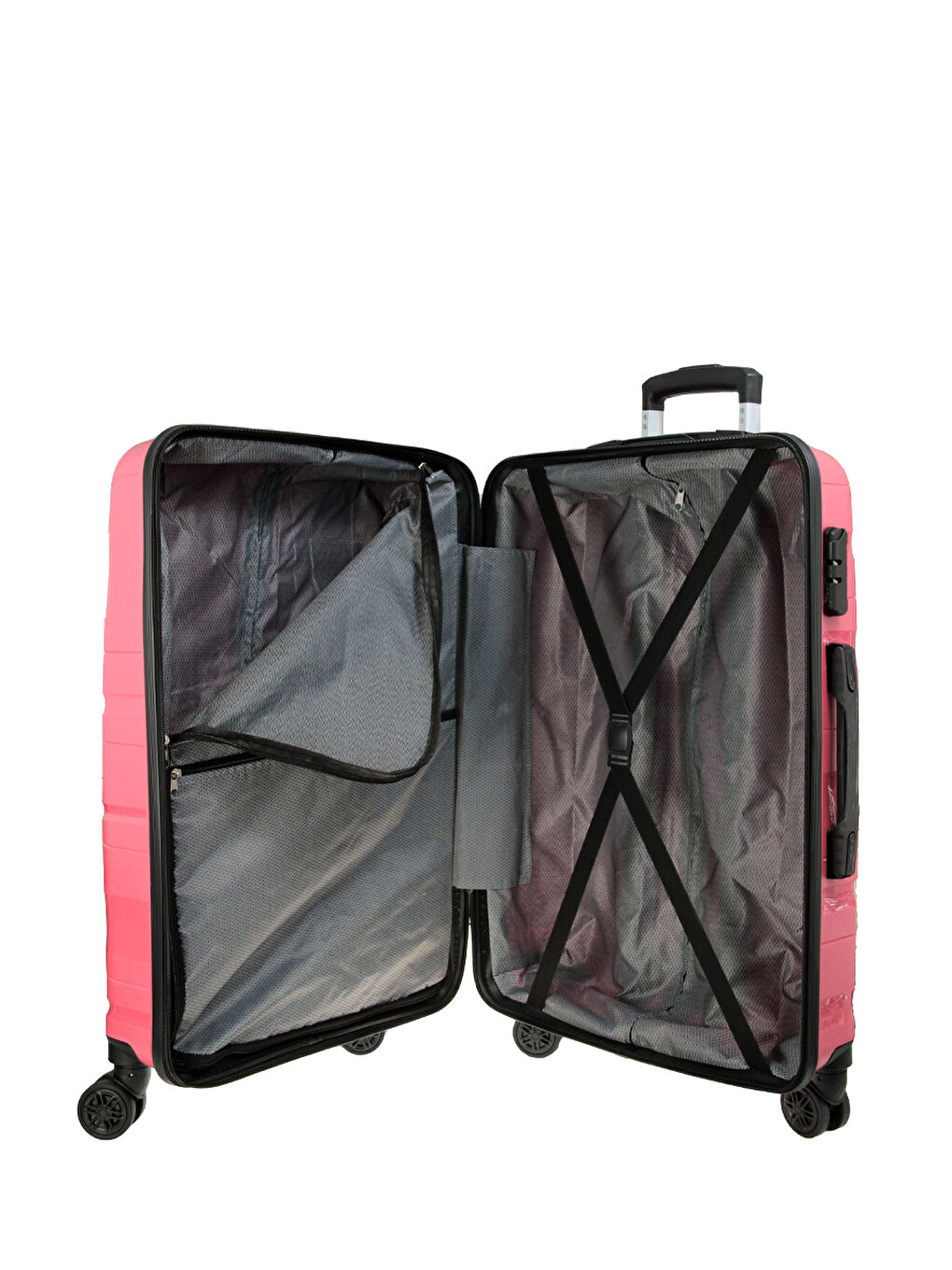 Pembe PP Barcelona Valiz Seti-6