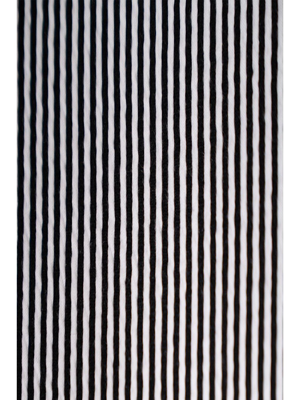 Beli Lastikli Cep Detaylı Çizgili Siyah Renk Erkek Çocuk Şort-2