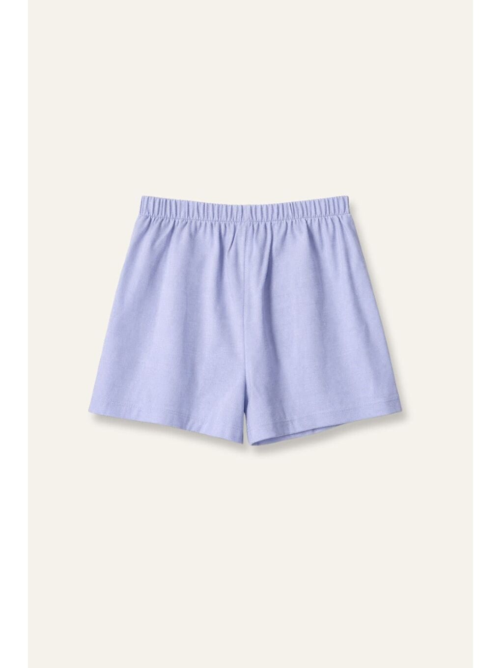 Kız Çocuk Dokuma Şort Etek - Mavi-2