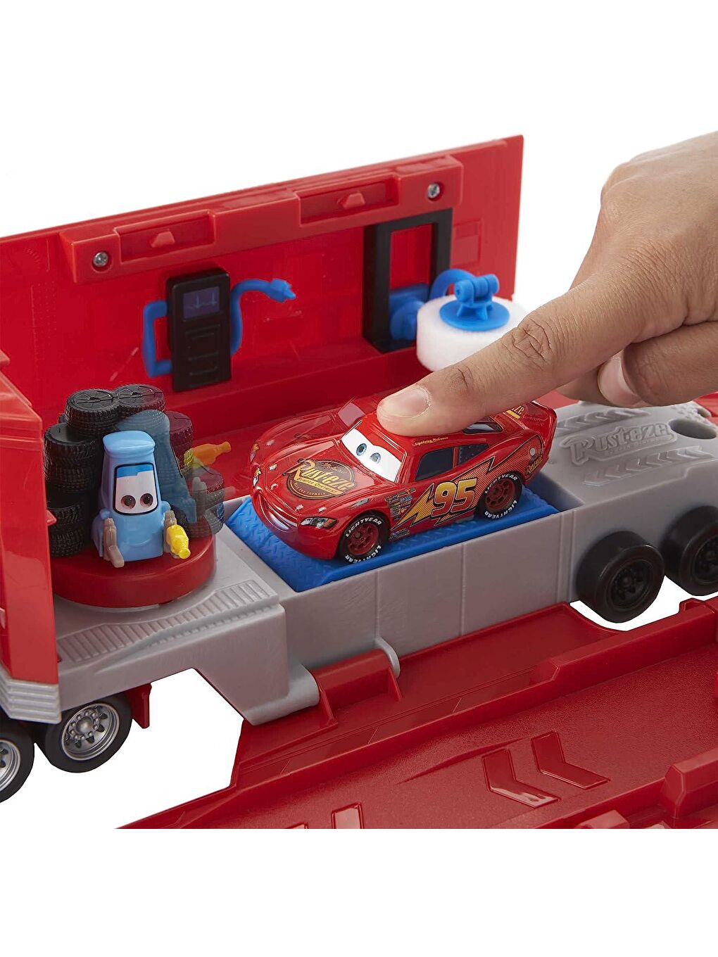 Disney Cars Renksiz Cars Dönüştürülebilir Mack Oyun Seti HDC75 - 1