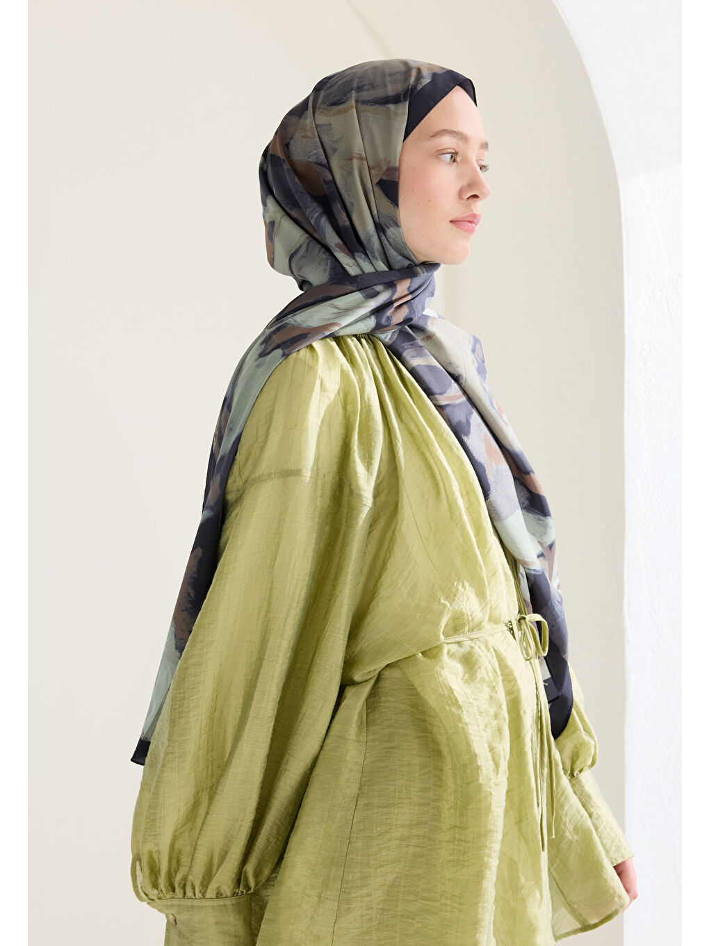 Noa Desen Şal Siyah-4