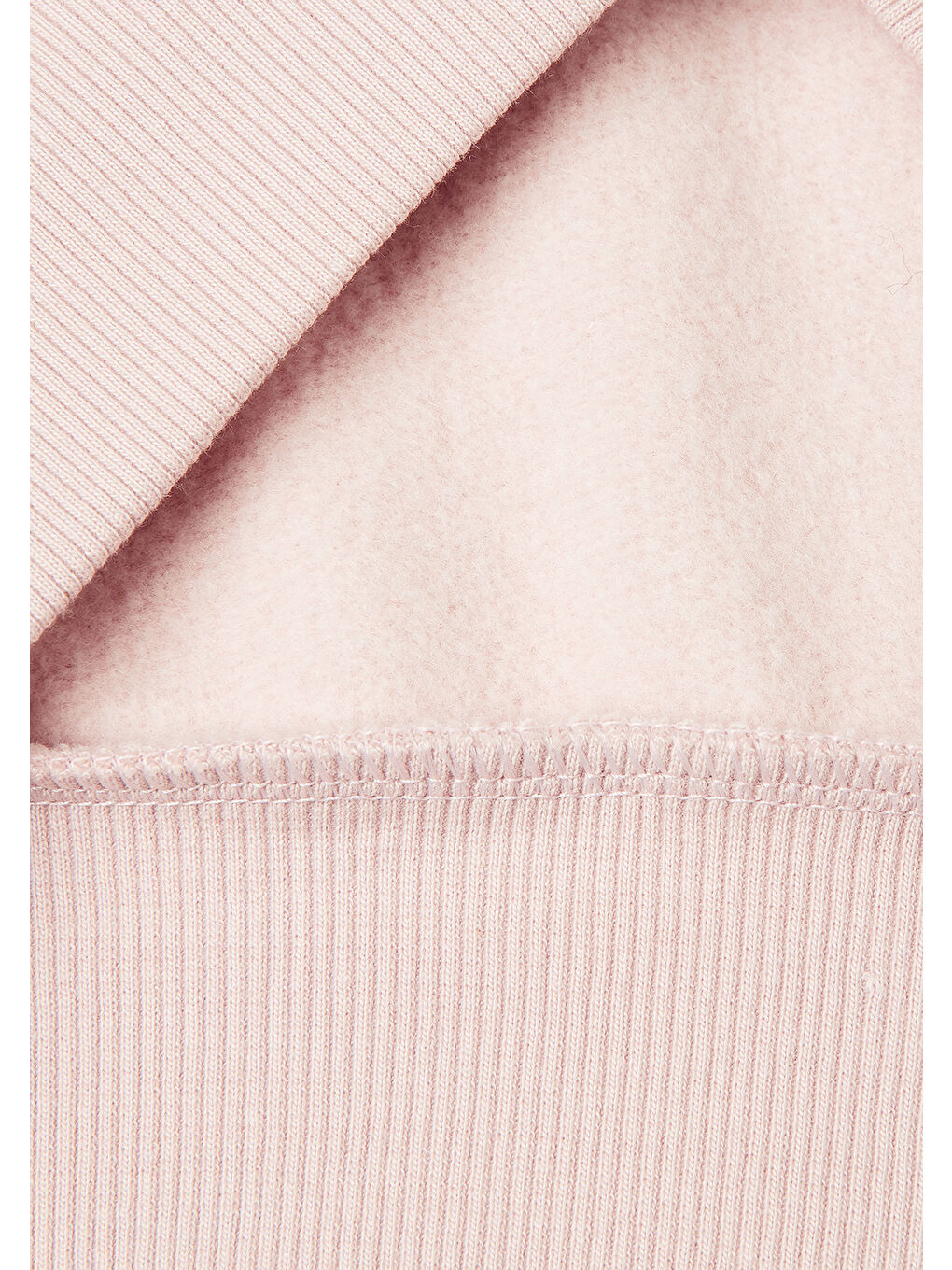 Ekru Kız Çocuk Krem-Pembe Önü Payetli Logolu Cepli Kapüşonlu Sweatshirt-2