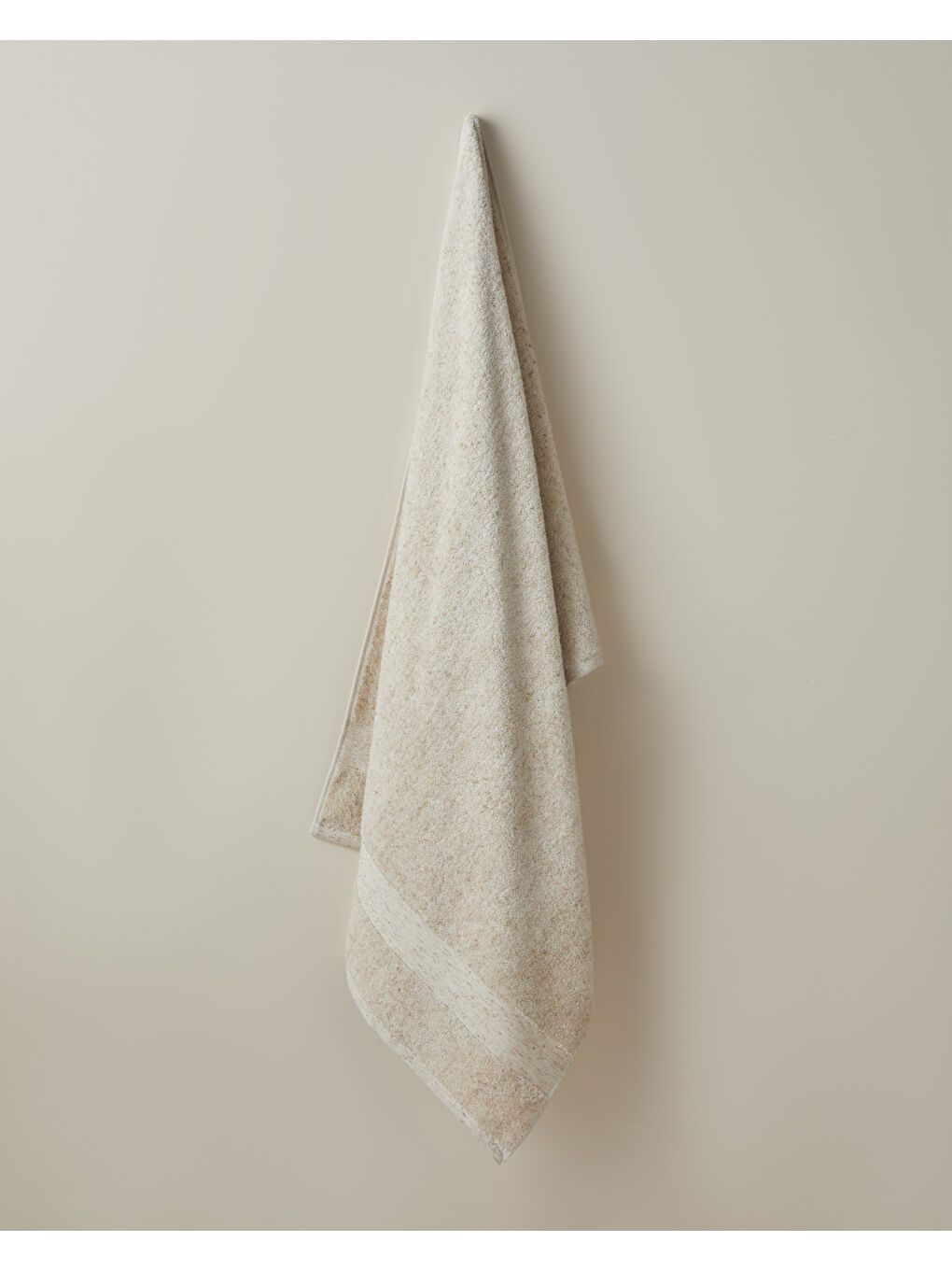 Melange Pamuk Banyo Havlusu 80x150 cm Bej Melanj