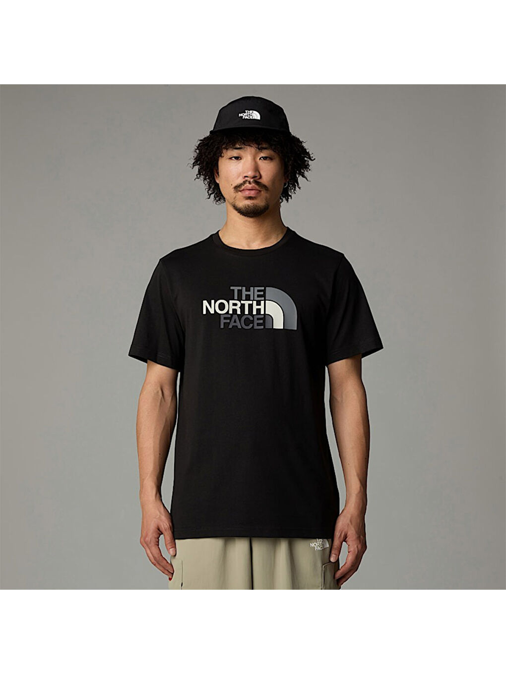 Easy Erkek Siyah Yuvarlak Yaka Spor Tişört