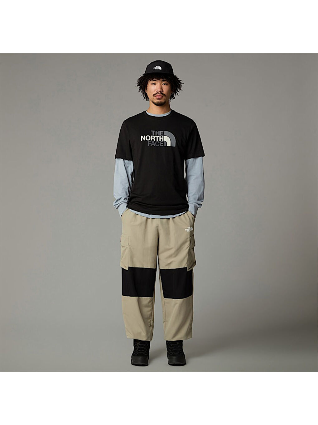 Easy Erkek Siyah Yuvarlak Yaka Spor Tişört-1