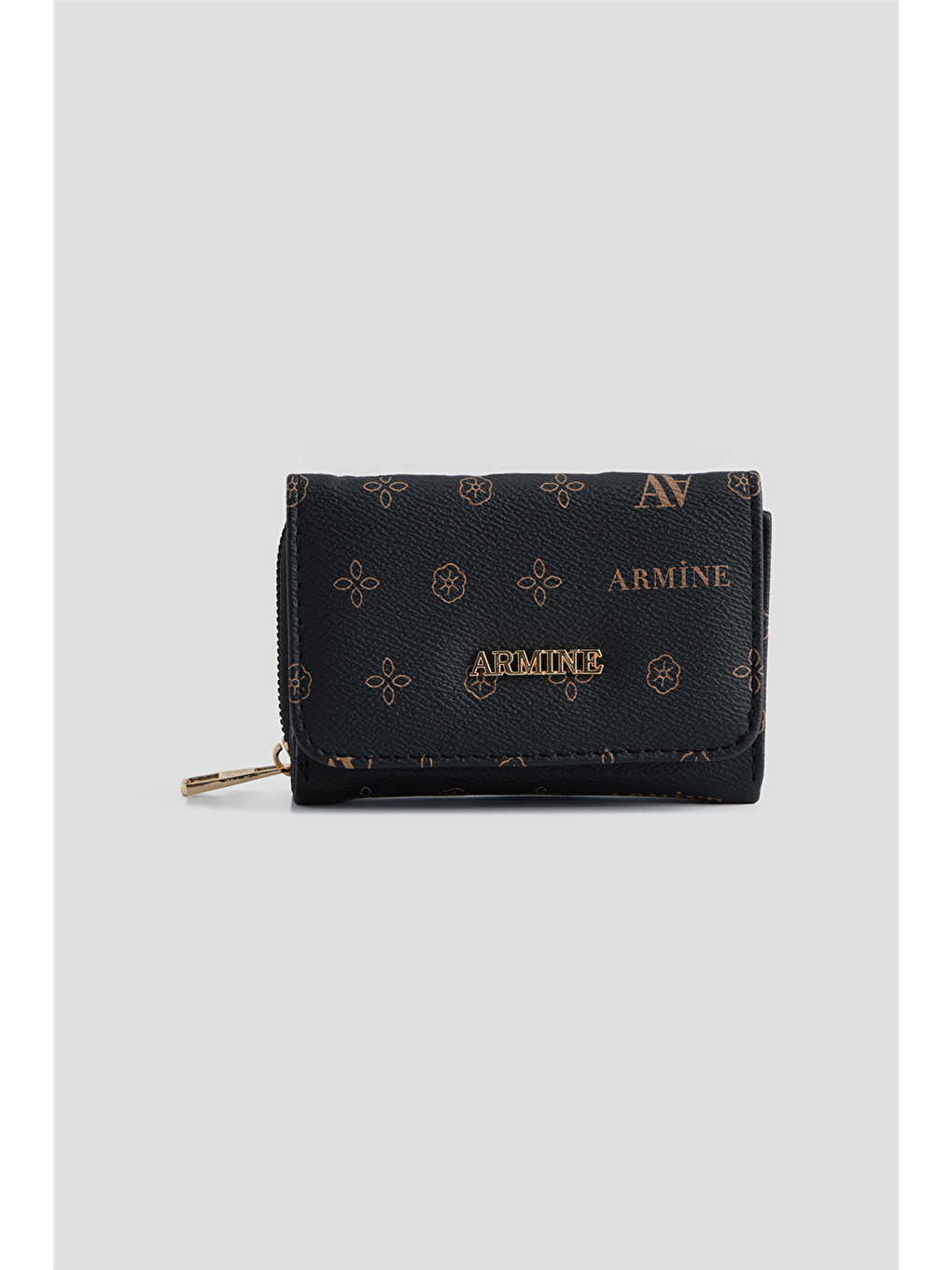 Baskılı Cüzdan Siyah