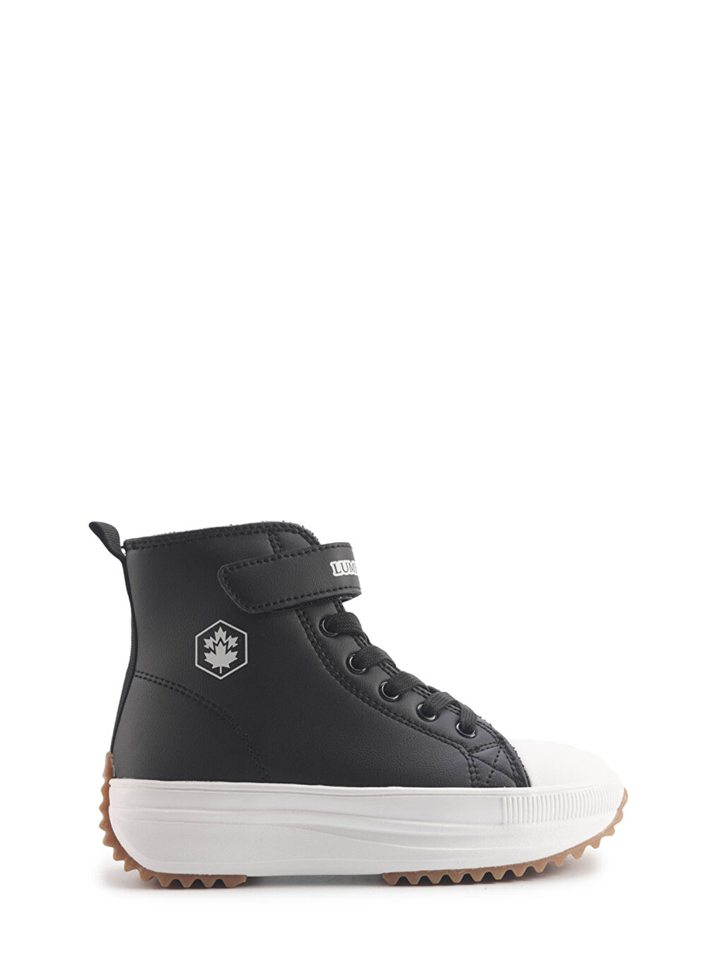 NELLY PU 4PR Siyah Kız Çocuk High Sneaker