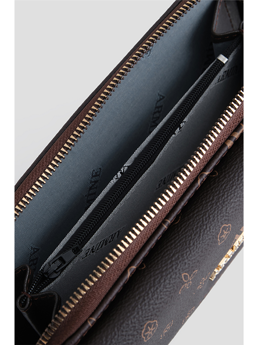 El Çantası Baskılı 25Yd7013 Kahverengi-2