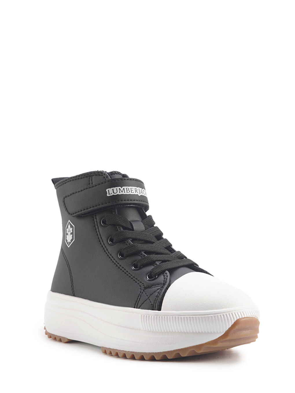 NELLY PU 4PR Siyah Kız Çocuk High Sneaker-1