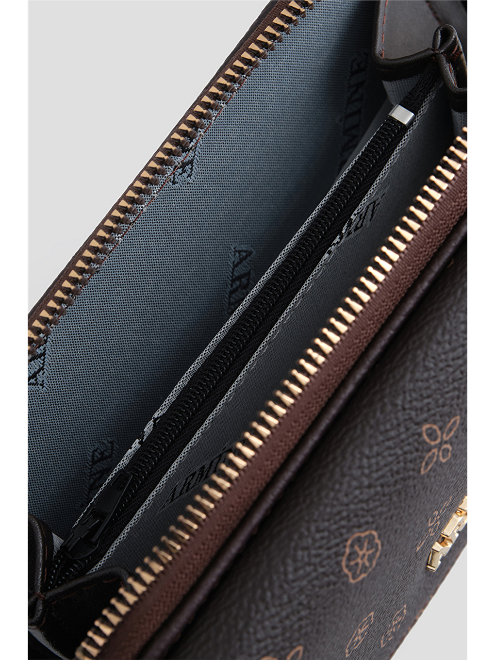 Baskılı Cüzdan Kahverengi-2